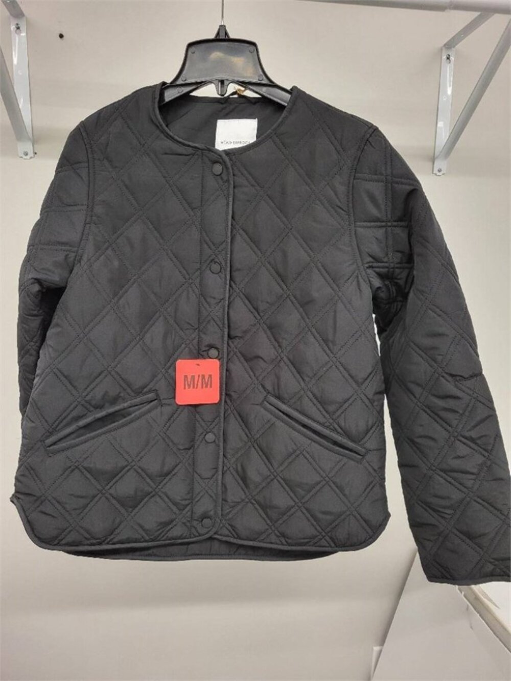 Women's Size Medium,WEATHERPROOF Black Quilted Jacket